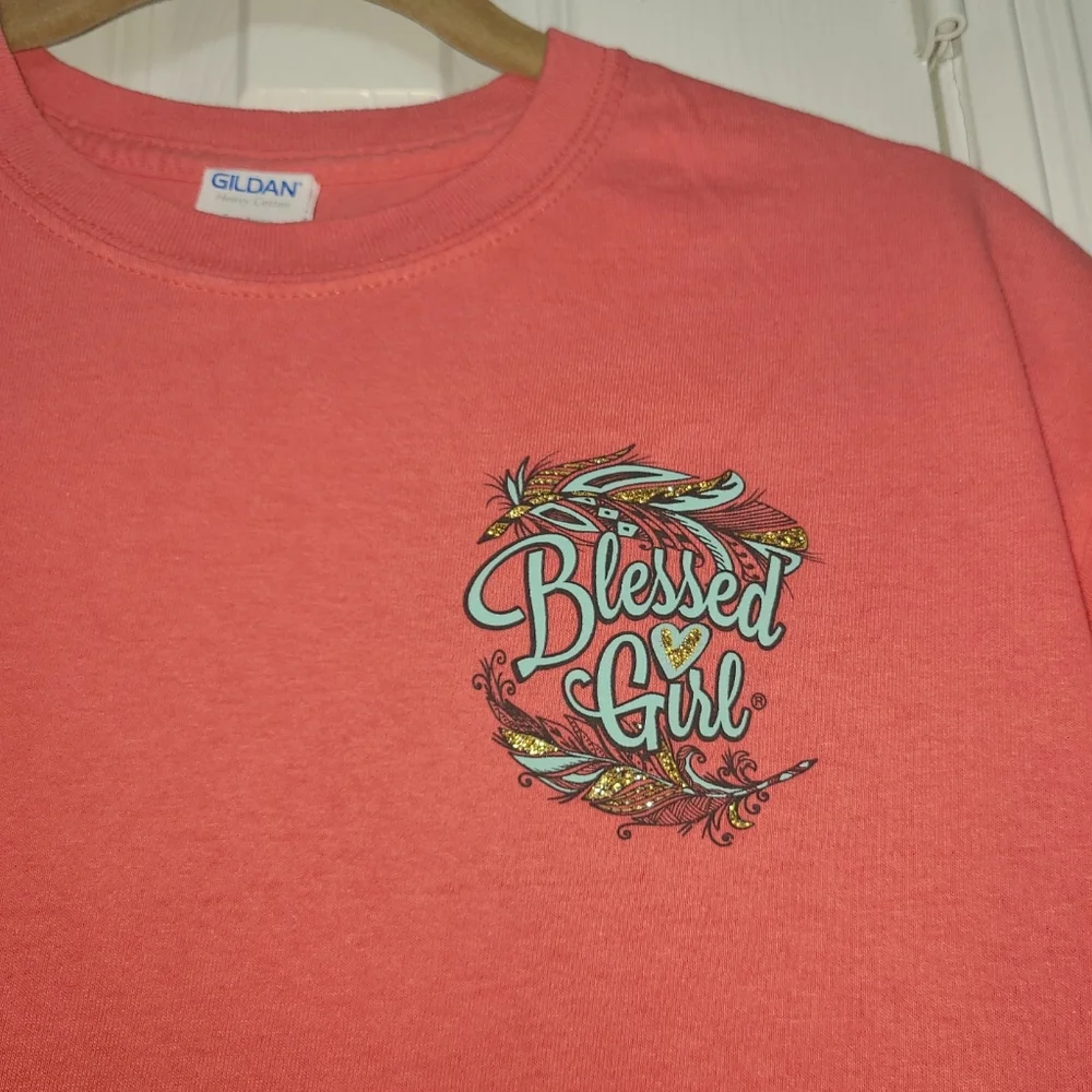 Blessed Girl Scripture Tee - Picture 4 of 5